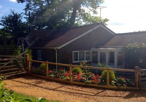 Holiday home New Forest Front Entrance Criddlestyle Cottage
