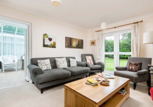 Large lounge with comfy seating New Forest Cottage