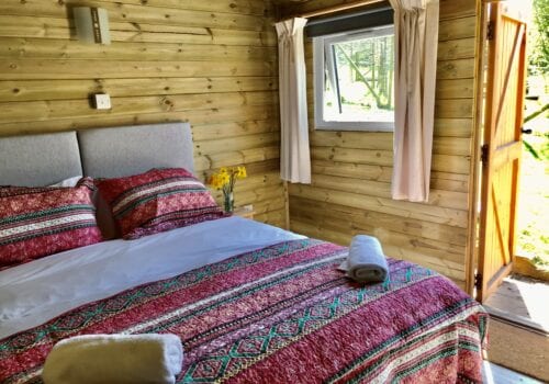 Glamping Hut at Mews Hil in the New Forest