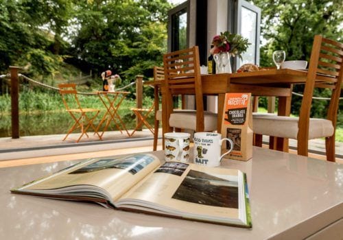 Relax with your favourite book and be greeted by a lovely welcome pack.