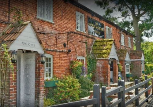 Country pub in the New Forest, perfect for a spot of lunch