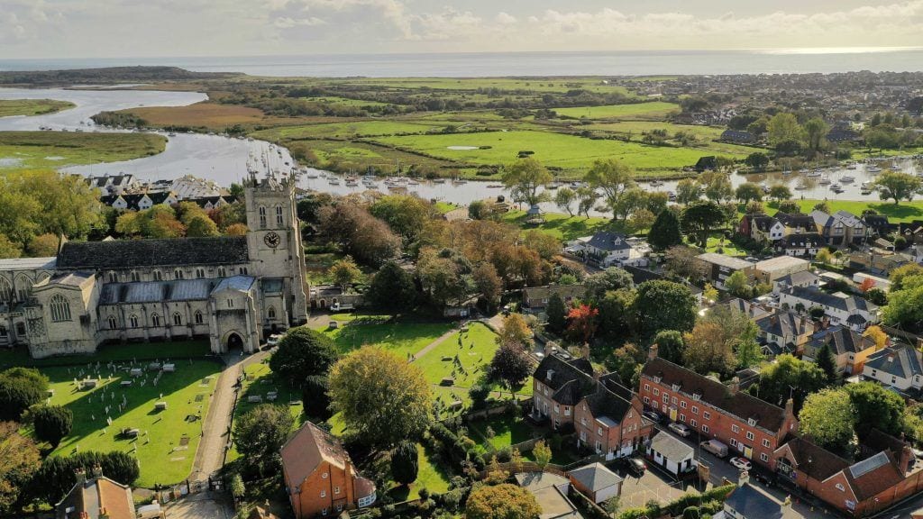 Aerial View of self catering holiday let in Dorset