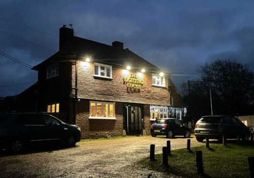 Fiughting Cocks pub in the New Forest