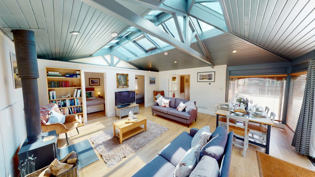 Bright open living space in the New Forest